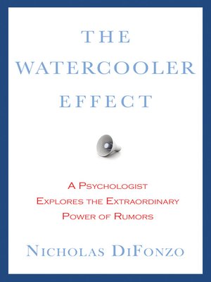 cover image of The Watercooler Effect